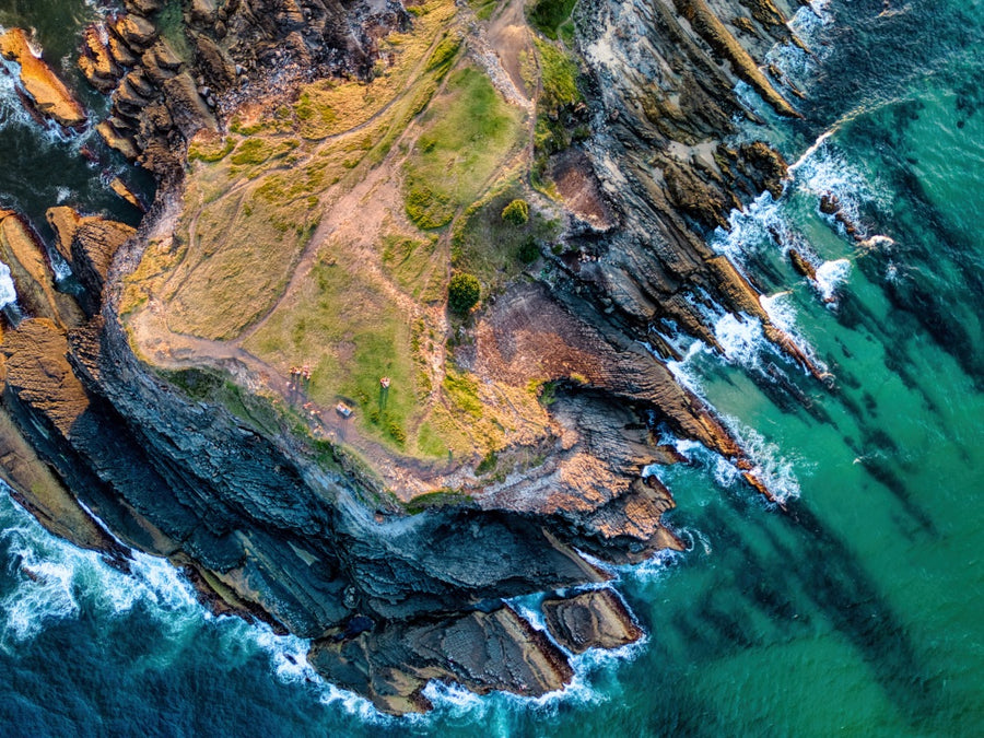 Crescent Head - Headland Top Down - 1