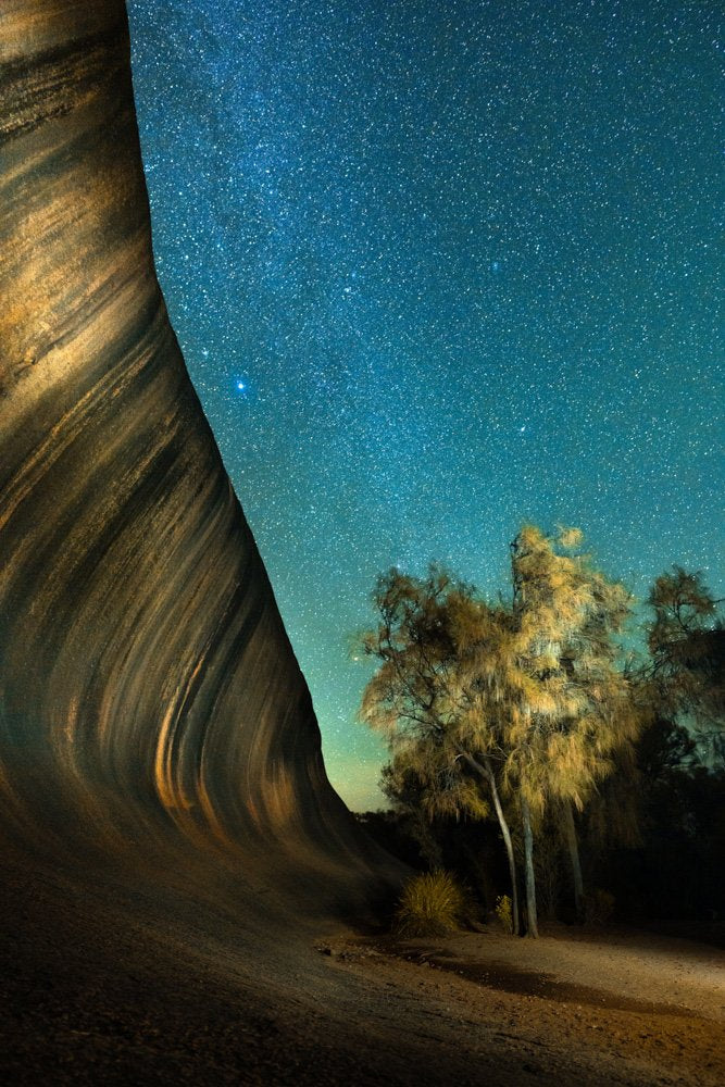 Night Scene from Wave Rock 1 - 1