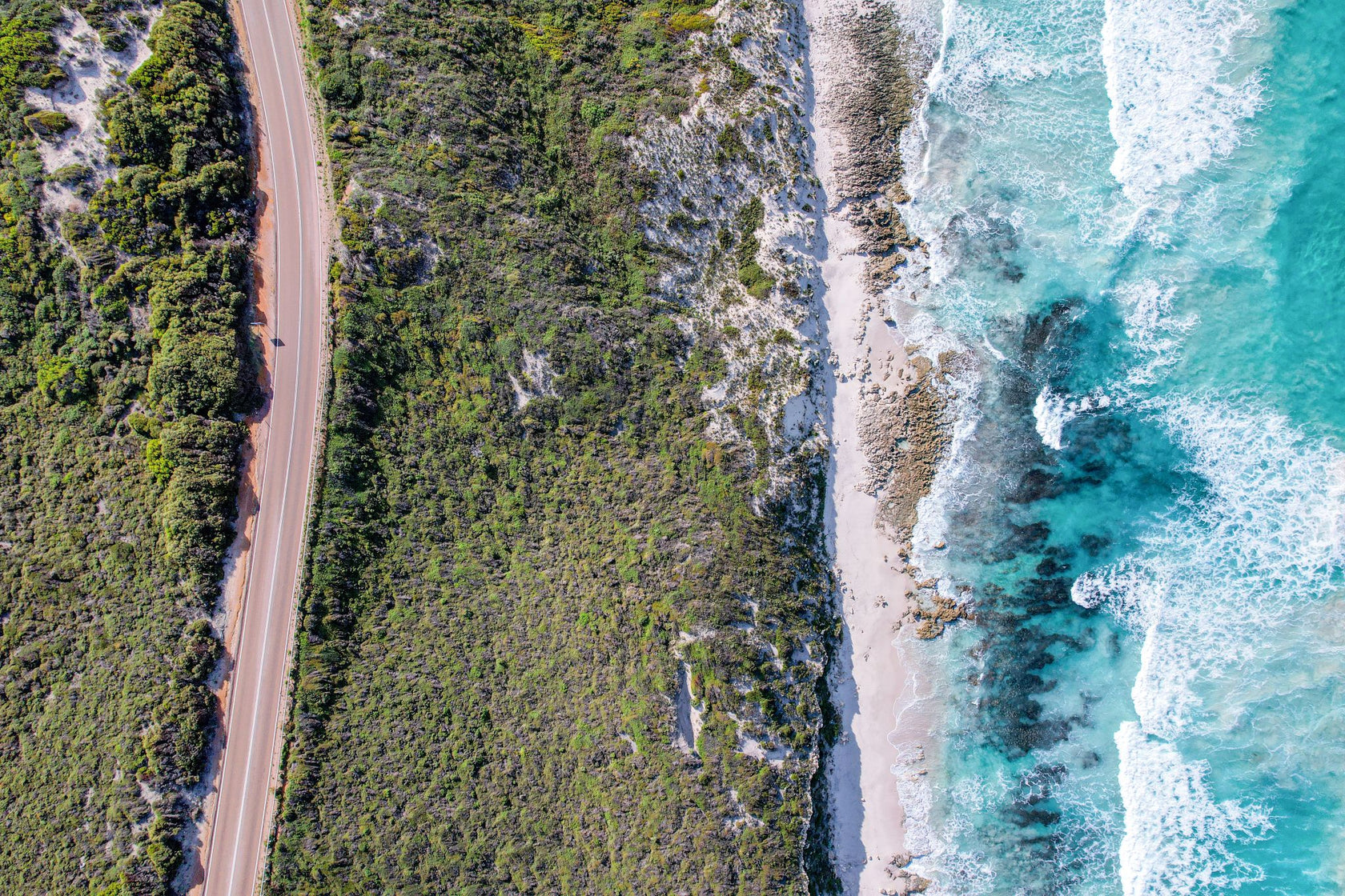 Aerial Photo of Twilight Beach at Dalyup in Western Australia – Riptide ...