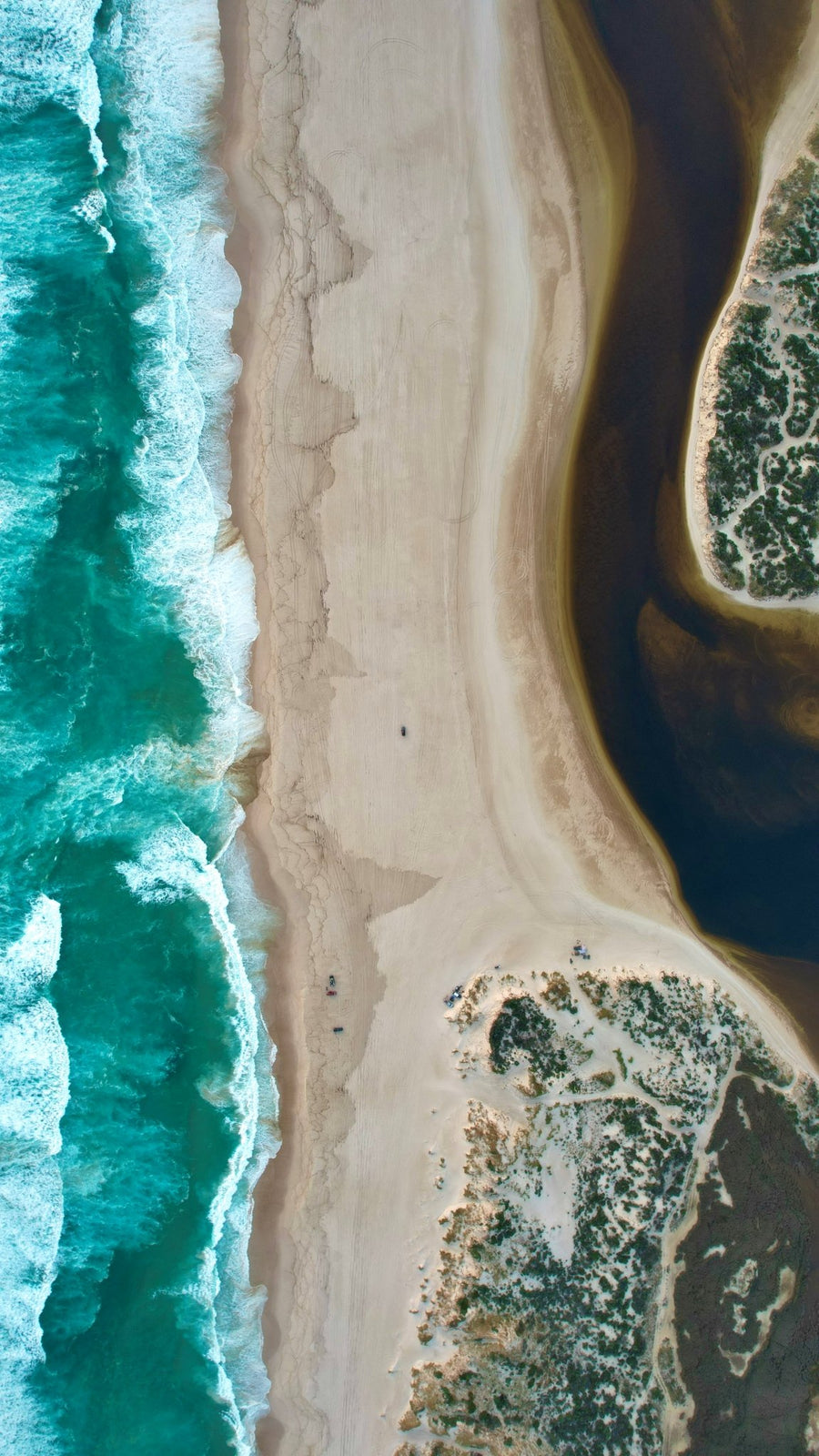 River meets Beach