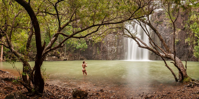 Cedar Ck. Falls Pano - 1