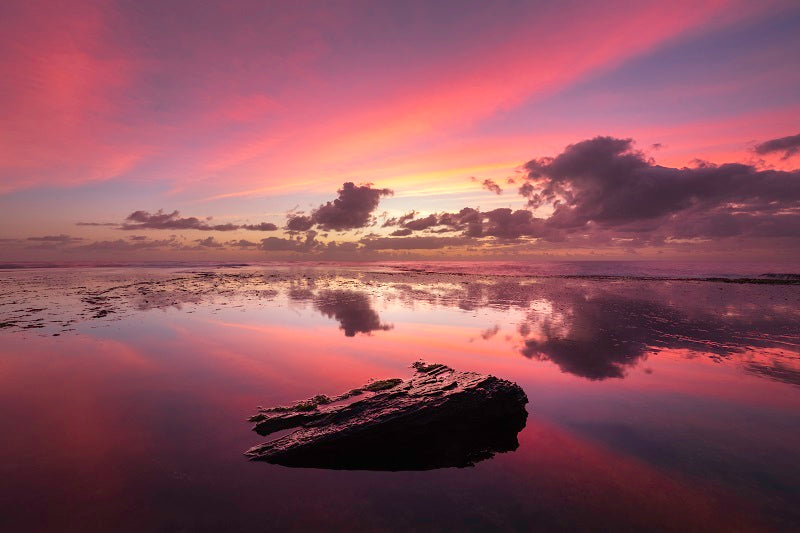 Magical ocean reflection