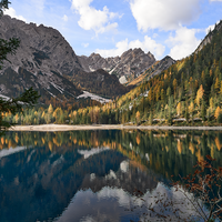 Mountains at Lago Di  Braies