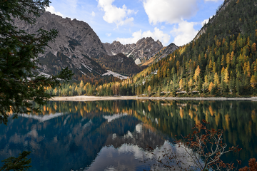 Mountains at Lago Di  Braies