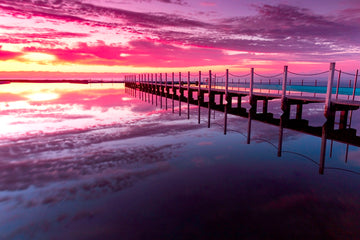 Narrabeen Ocean pool sunrise