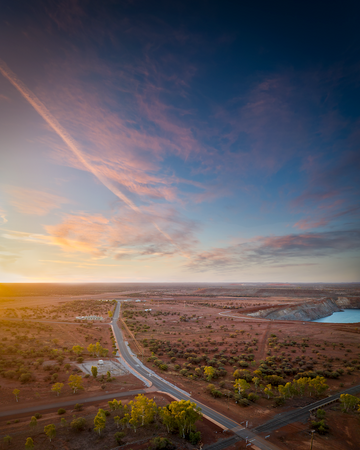 Pink Desert Skies