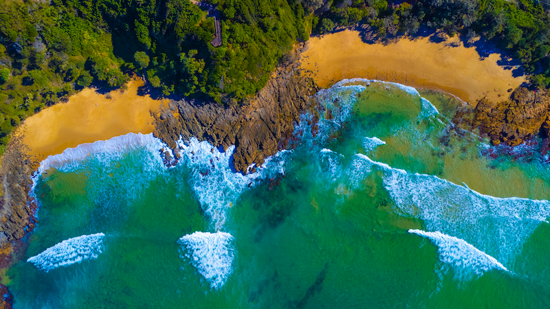 Point Arkwright Double Beach