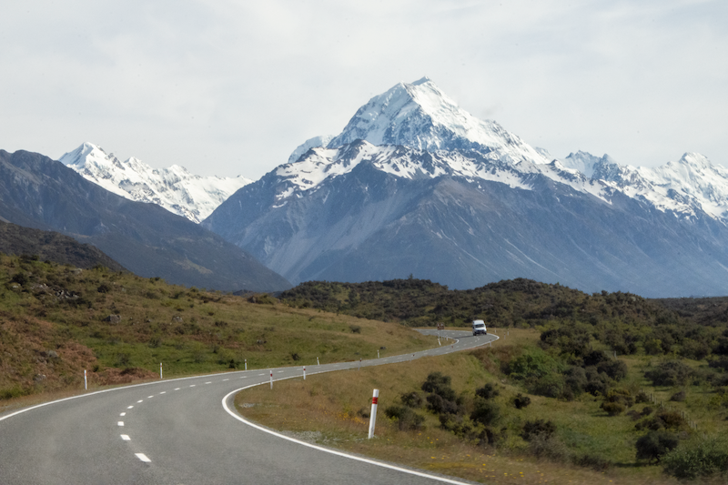 Road to Mount Cook