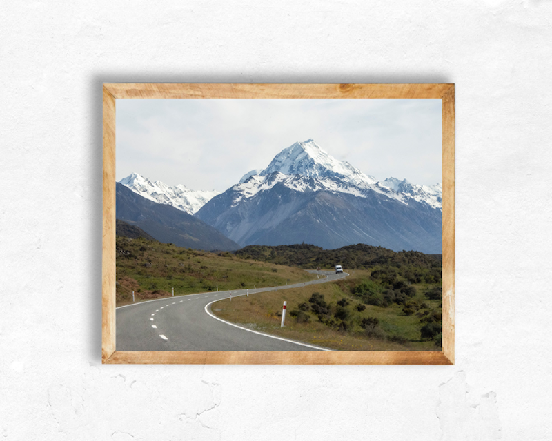 Road to Mount Cook