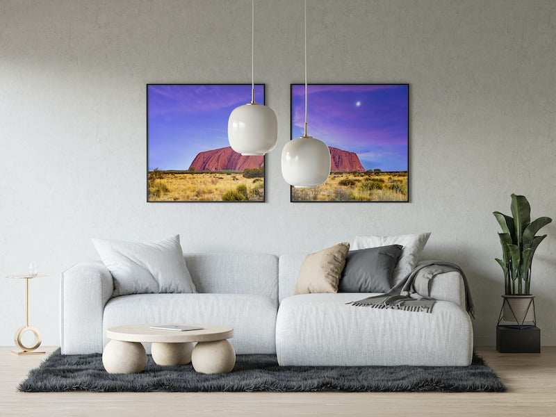 ULURU UNDER PURPLE SKY