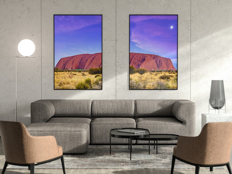 ULURU UNDER PURPLE SKY