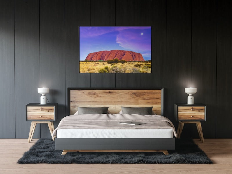 ULURU UNDER PURPLE SKY