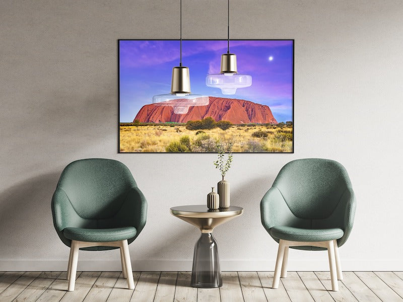 ULURU UNDER PURPLE SKY