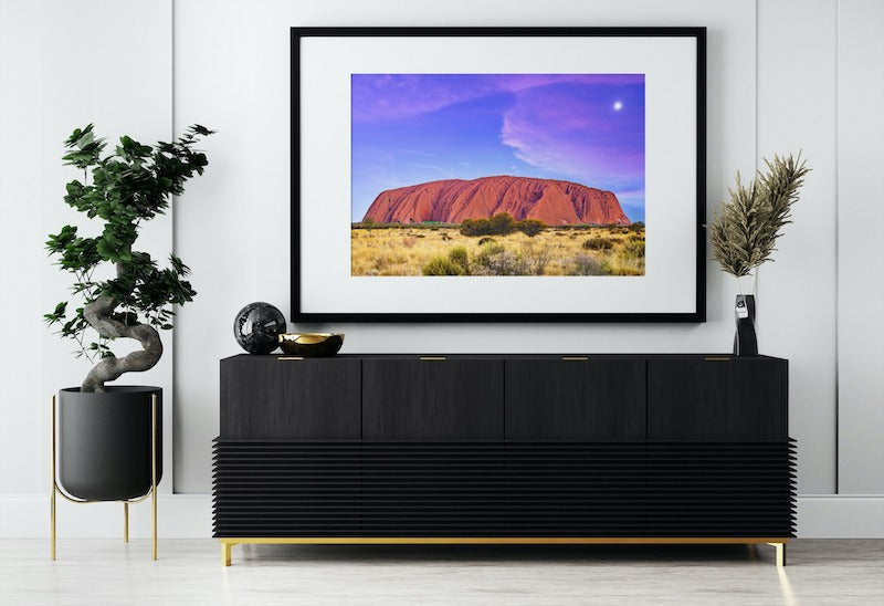 ULURU UNDER PURPLE SKY