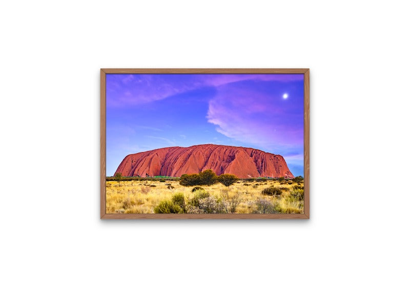 ULURU UNDER PURPLE SKY