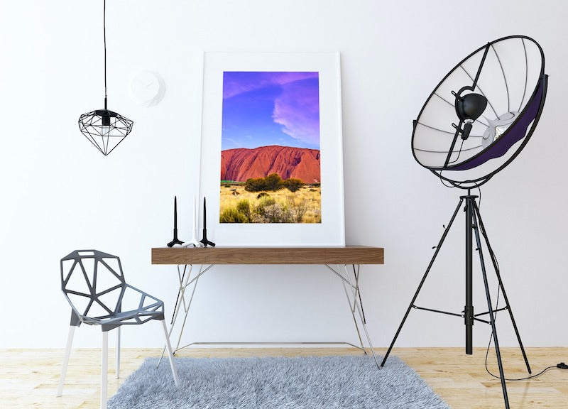ULURU UNDER PURPLE SKY