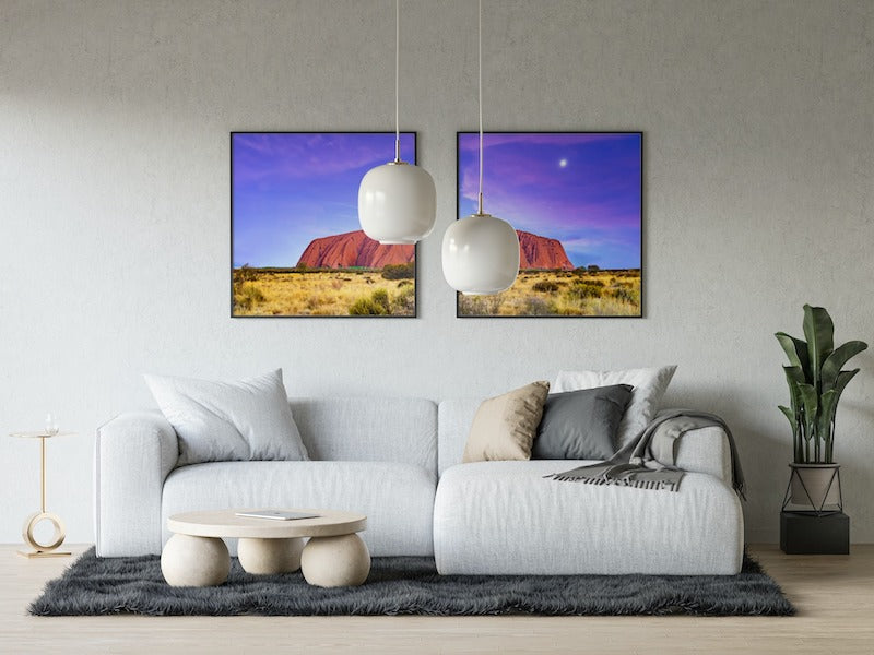 ULURU UNDER PURPLE SKY