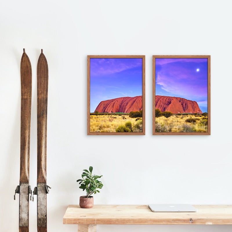 ULURU UNDER PURPLE SKY