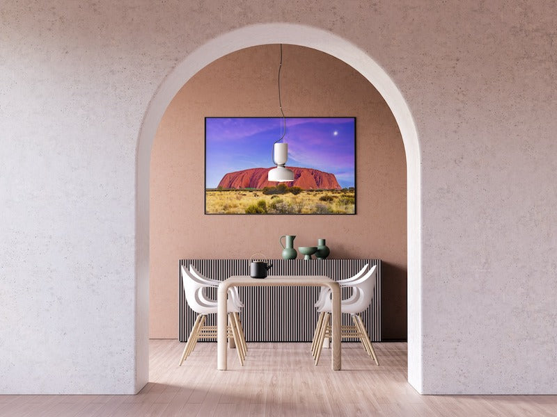 ULURU UNDER PURPLE SKY