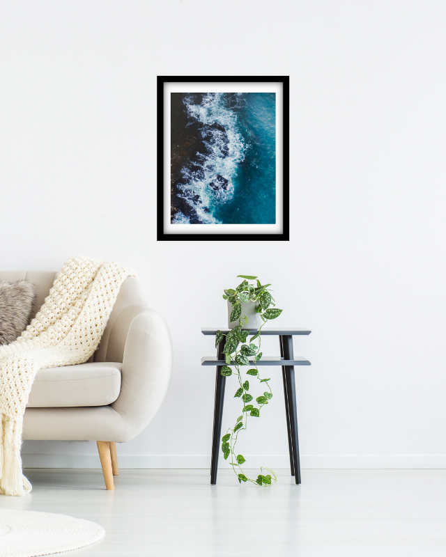 Moody ocean