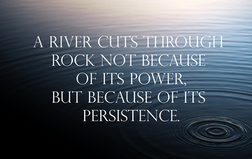 A river through a rock