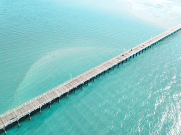 Birds eye of Urangan Pier