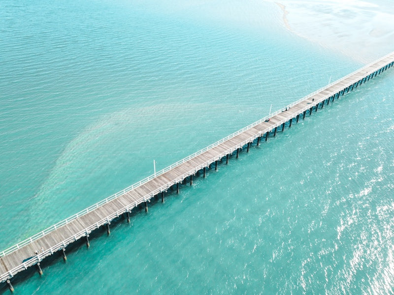Birds eye of Urangan Pier