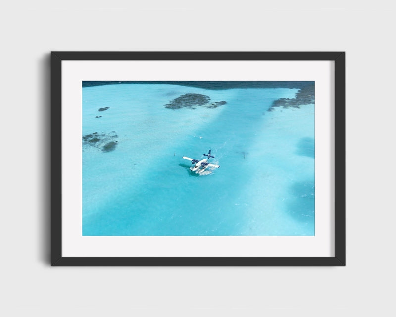 Seaplane Arrival, The Maldives
