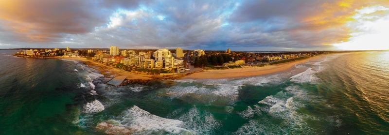 Cronulla Beach Sunrise pano