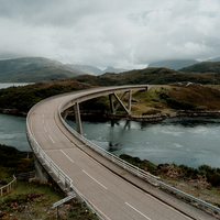 Crossing the Scottish Highlands