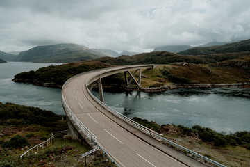 Crossing the Scottish Highlands