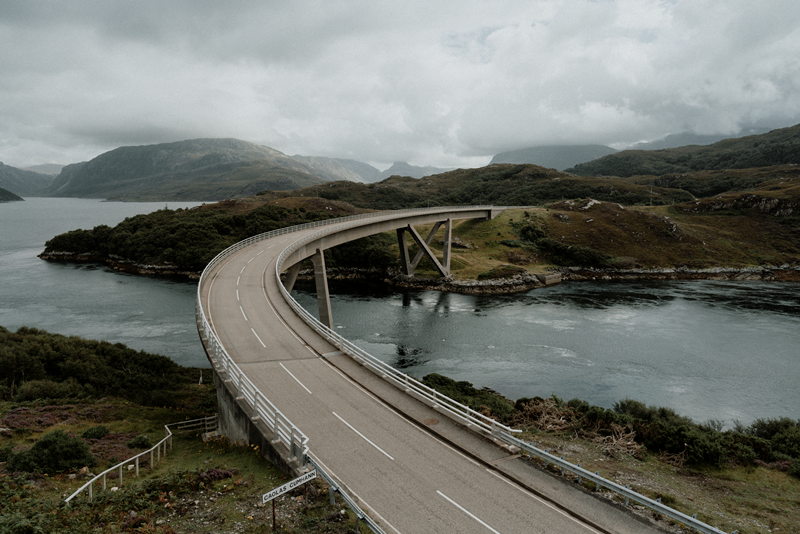 Crossing the Scottish Highlands