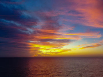 Colourful morning sky