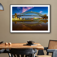 Reflections of Sydney Harbour Bridge