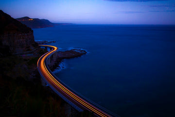 Dusk Over Cliffs