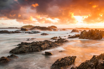 Fiery Island Sunrise - Sawtell NSW