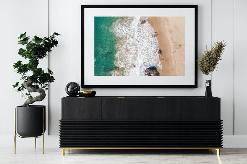 Footprints by the Sea