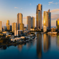 Gold Coast sunset in Australia