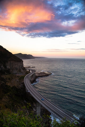 Sea Cliff Sunset