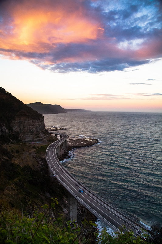 Sea Cliff Sunset
