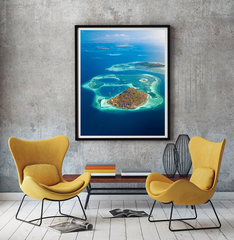Kelor Island in Indonesia