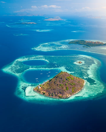 Kelor Island in Indonesia