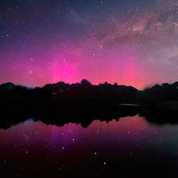 Milkyway and Aurora Australis at Bay of Fires 01