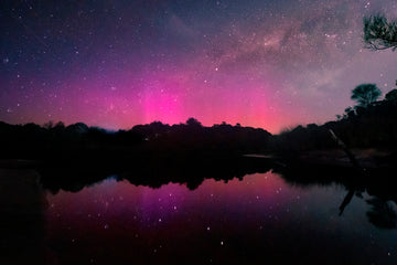 Milkyway and Aurora Australis at Bay of Fires 01