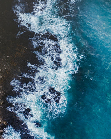 Moody ocean