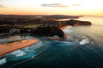Narrabeen Headlands Sunrise Drone