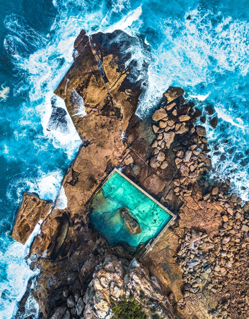 North Curl Curl Pool Aerial