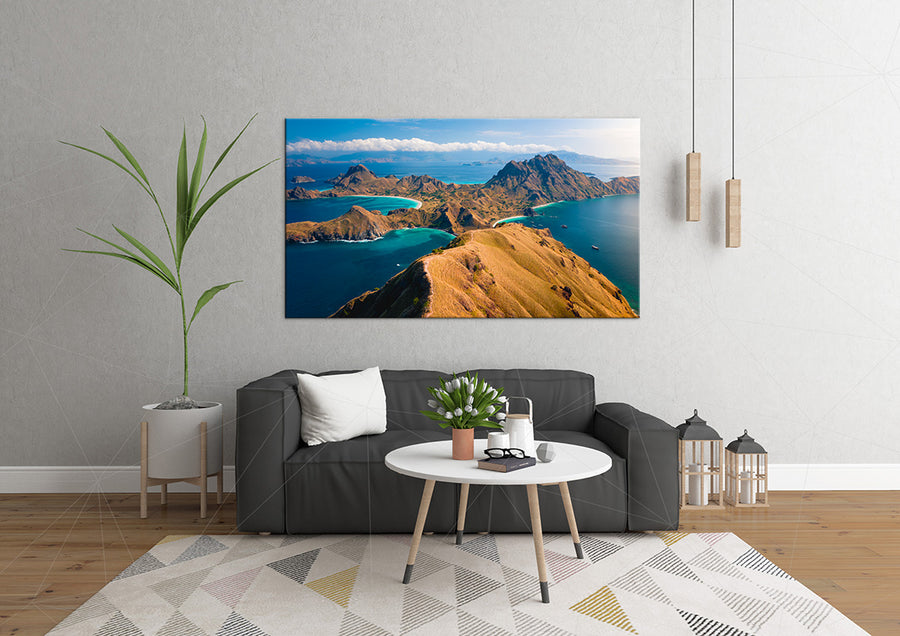 Padar island in Indonesia