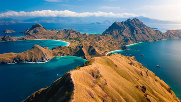 Padar island in Indonesia