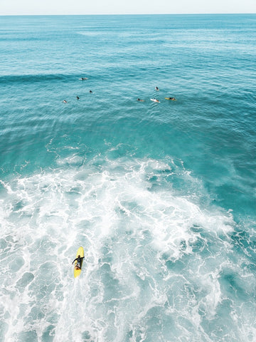 Paddling out